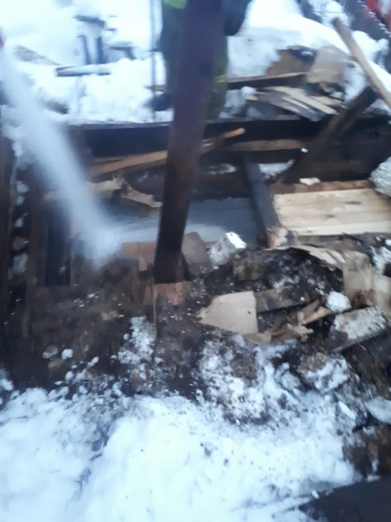 В Миньяре накануне женского праздника сгорела баня