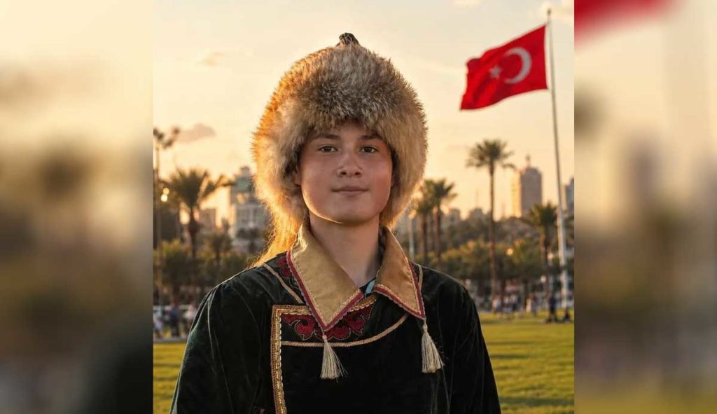 17-летний Артём Низамов из Кропачёво выступает в составе народного ансамбля танца «Айтуган» (г. Уфа)