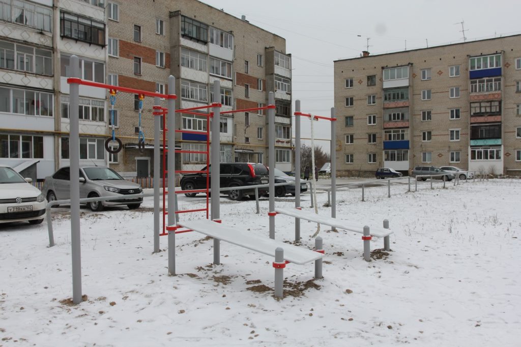 Ещё одна уличная спортивная площадка появилась в Аше